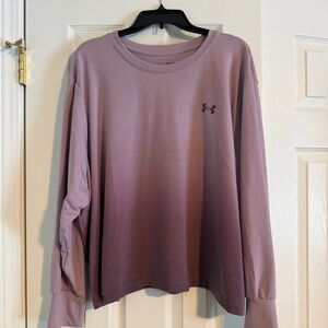 Under Armour Women's Lavender Ombre Long Sleeve Tee